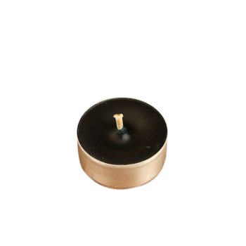 Zestaw Czarnych Świec Tealight - zapach naturalny wosku pszczelego